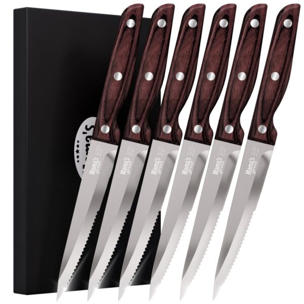 Steak knife set of 6 by Mama's Great